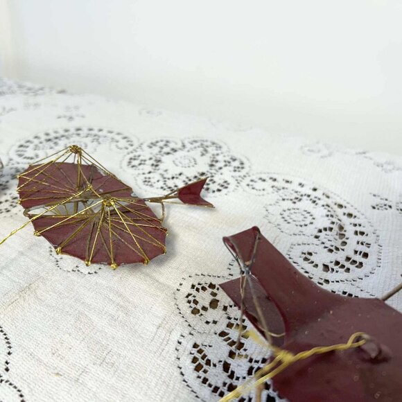 Vintage Christmas flying machine ornaments - Picture 7 of 10